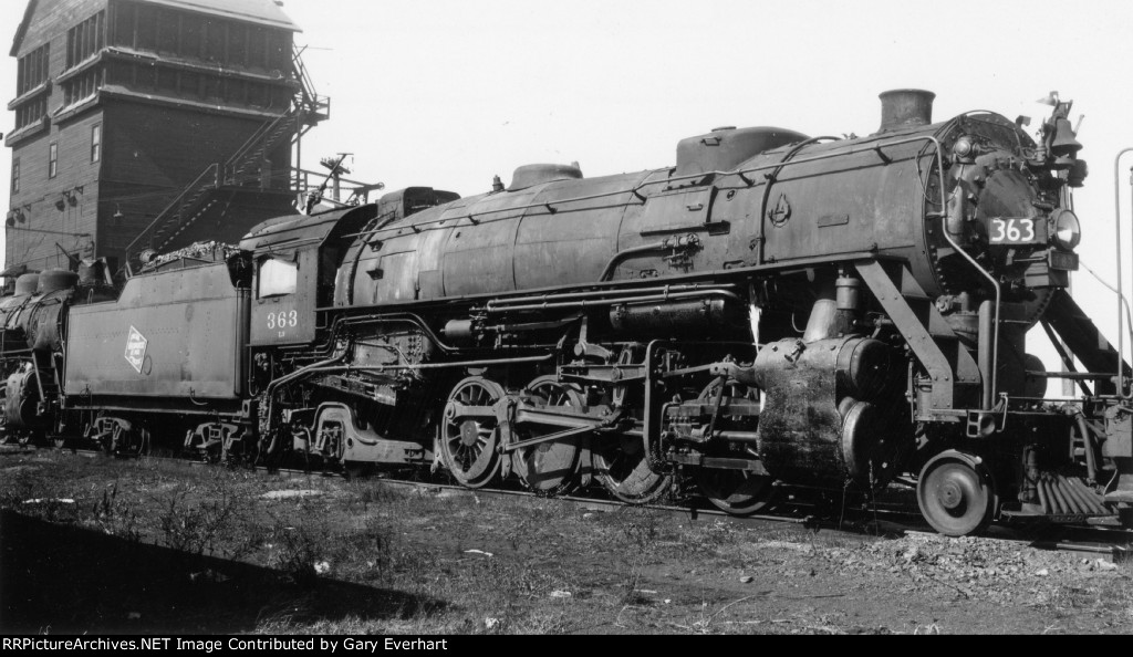 MILW 2-8-2 #363 - Milwaukee Road